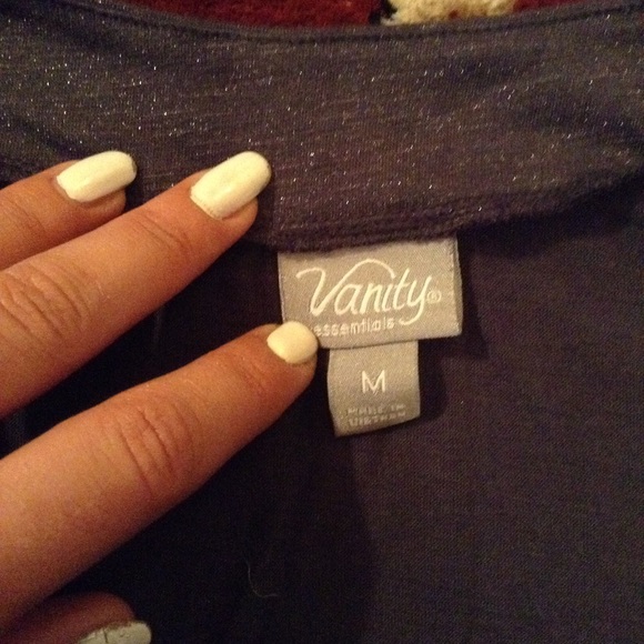 Vanity deep v long sleeve wrap t-shirt - Picture 2 of 2